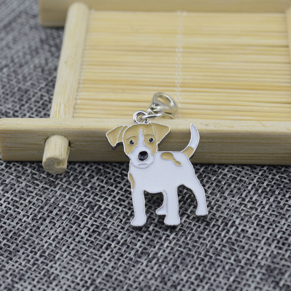 Great Dane German Shepherd Dog Style Pet ID Tag Collar Necklace Metal Pendant