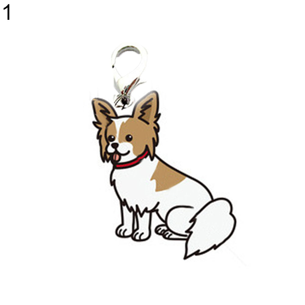 Great Dane German Shepherd Dog Style Pet ID Tag Collar Necklace Metal Pendant