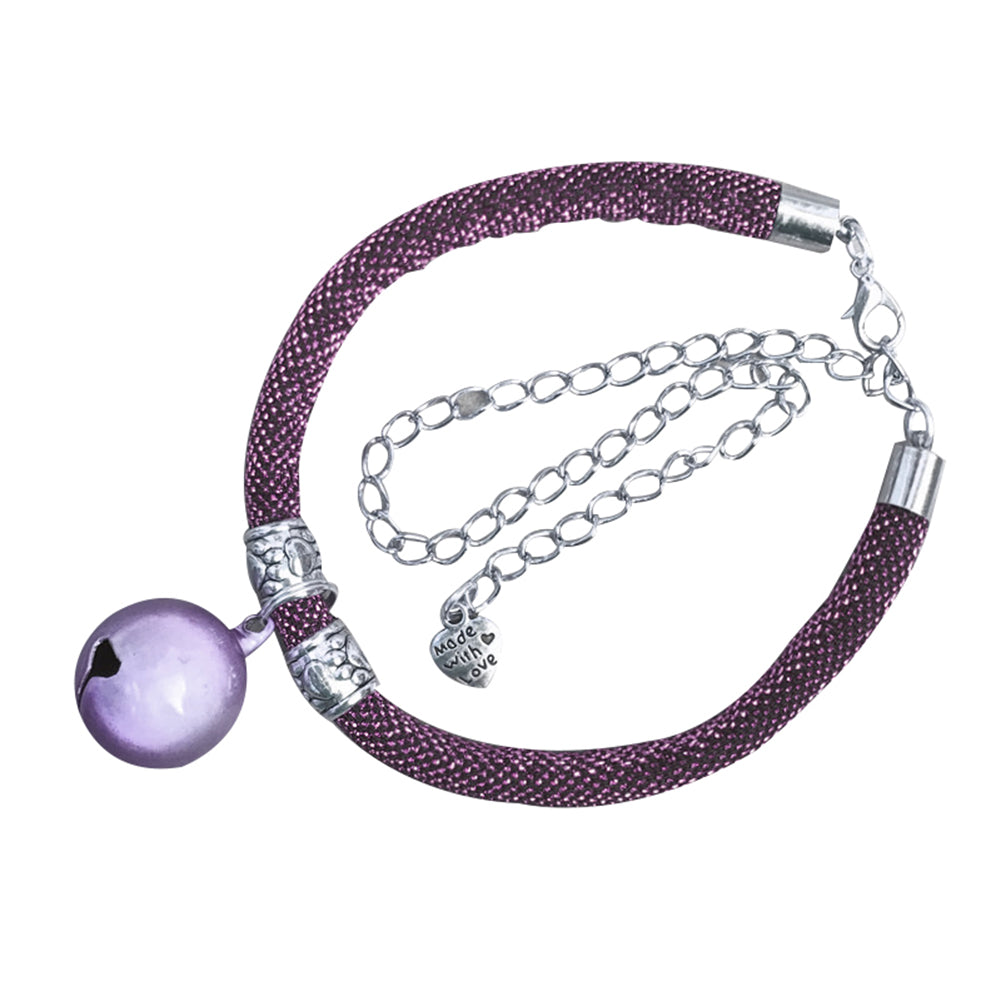 Fashion Cat Puppy Dog Adjustable Pet Collar Necklace Extended Chain with Bell