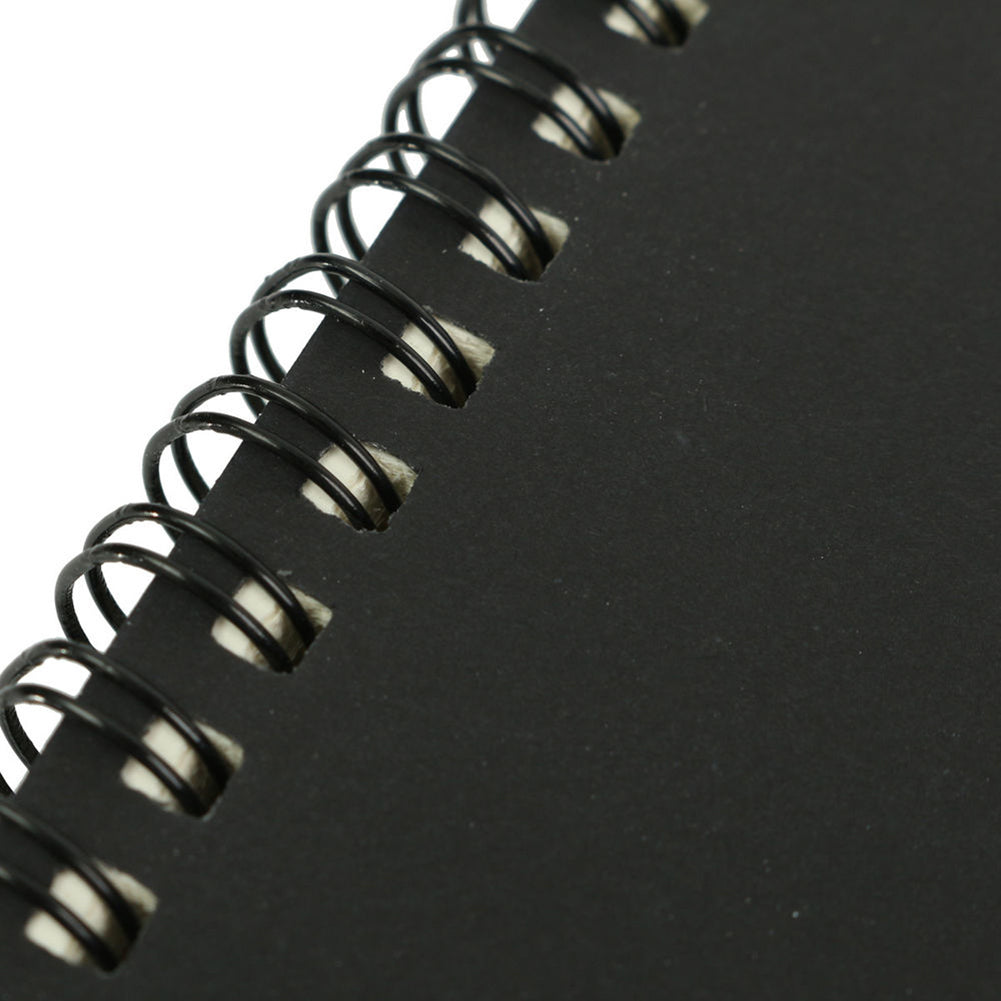 Retro Kraft Spiral Binding Blank Graffiti Sketchbook Notebook Graduation Gift