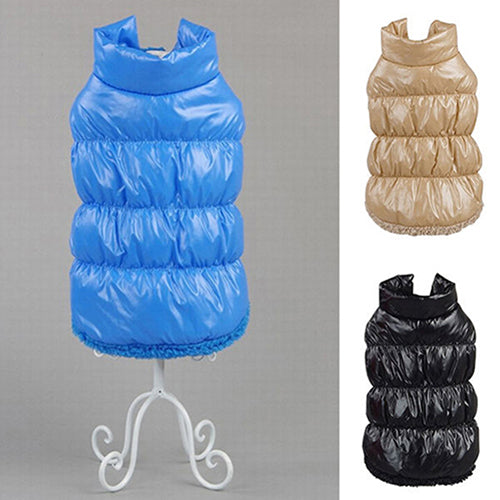 Puppy Dog Winter Fashion Down Jacket Vest Coat Clothes Pet Apparel Costume