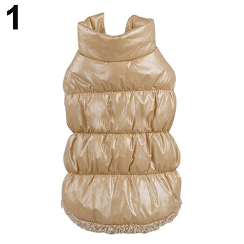 Puppy Dog Winter Fashion Down Jacket Vest Coat Clothes Pet Apparel Costume