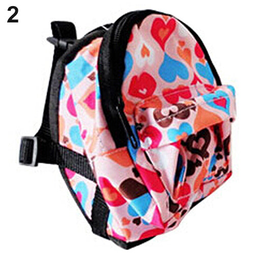 Cartoon Pattern Pet Bag Backpack Travel Carrier for Dog Puppy Cat with Leash