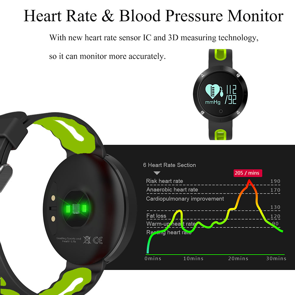 DM58 Smart Watch Smart band Wristband Heart Rate Blood Pressure Monitor Heart Rate smart bracelet PK mi band 2