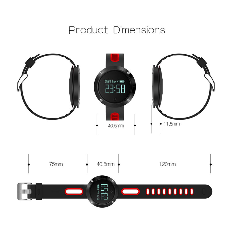 DM58 Smart Watch Smart band Wristband Heart Rate Blood Pressure Monitor Heart Rate smart bracelet PK mi band 2