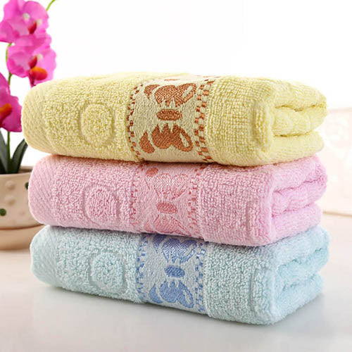 1Pc Soft Butterfly Washcloth Thicken Towel Kitchen Household Bath Face Towel