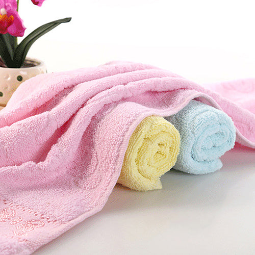 1Pc Soft Butterfly Washcloth Thicken Towel Kitchen Household Bath Face Towel