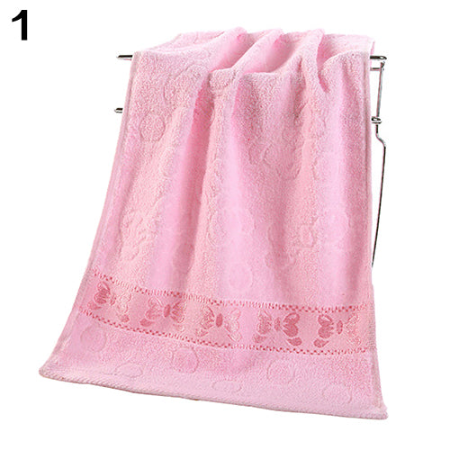 1Pc Soft Butterfly Washcloth Thicken Towel Kitchen Household Bath Face Towel