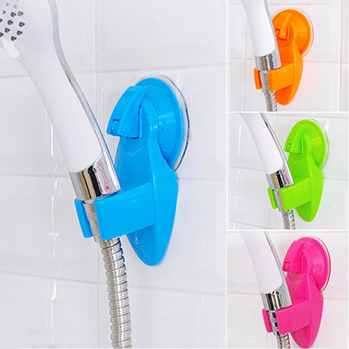 New Shower Room Bathroom Suction Type Chuck Holder Fixed Wall Mount Bracket