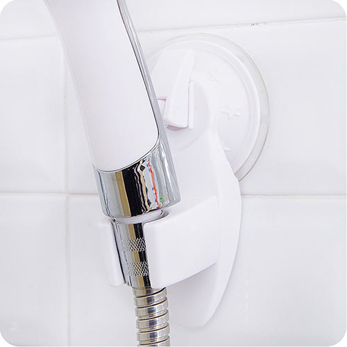 New Shower Room Bathroom Suction Type Chuck Holder Fixed Wall Mount Bracket