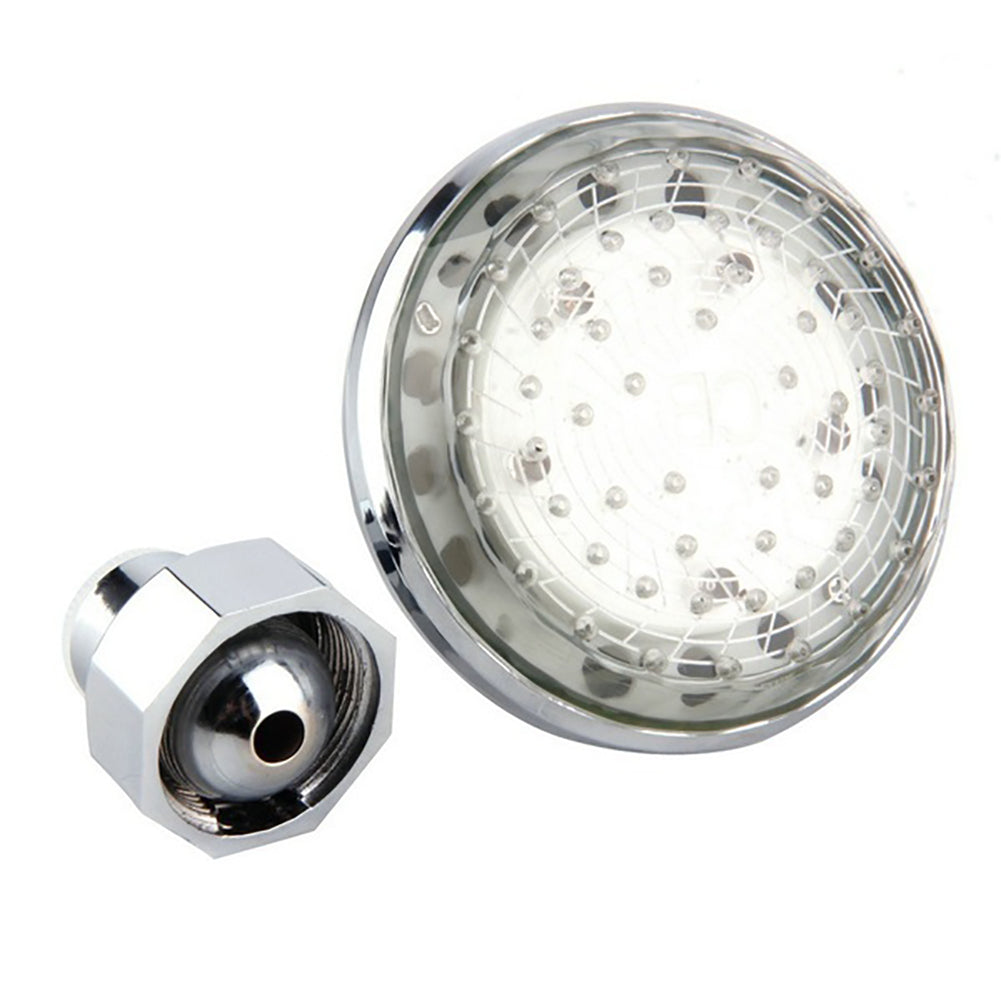 Romantic Automatic 360 Degree Adjustable Multi Color LED Sensor Top Shower Head