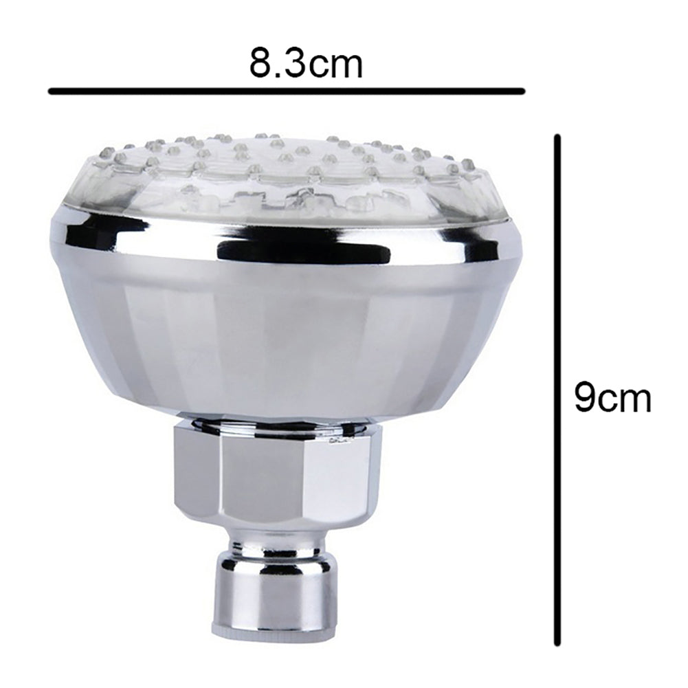 Romantic Automatic 360 Degree Adjustable Multi Color LED Sensor Top Shower Head