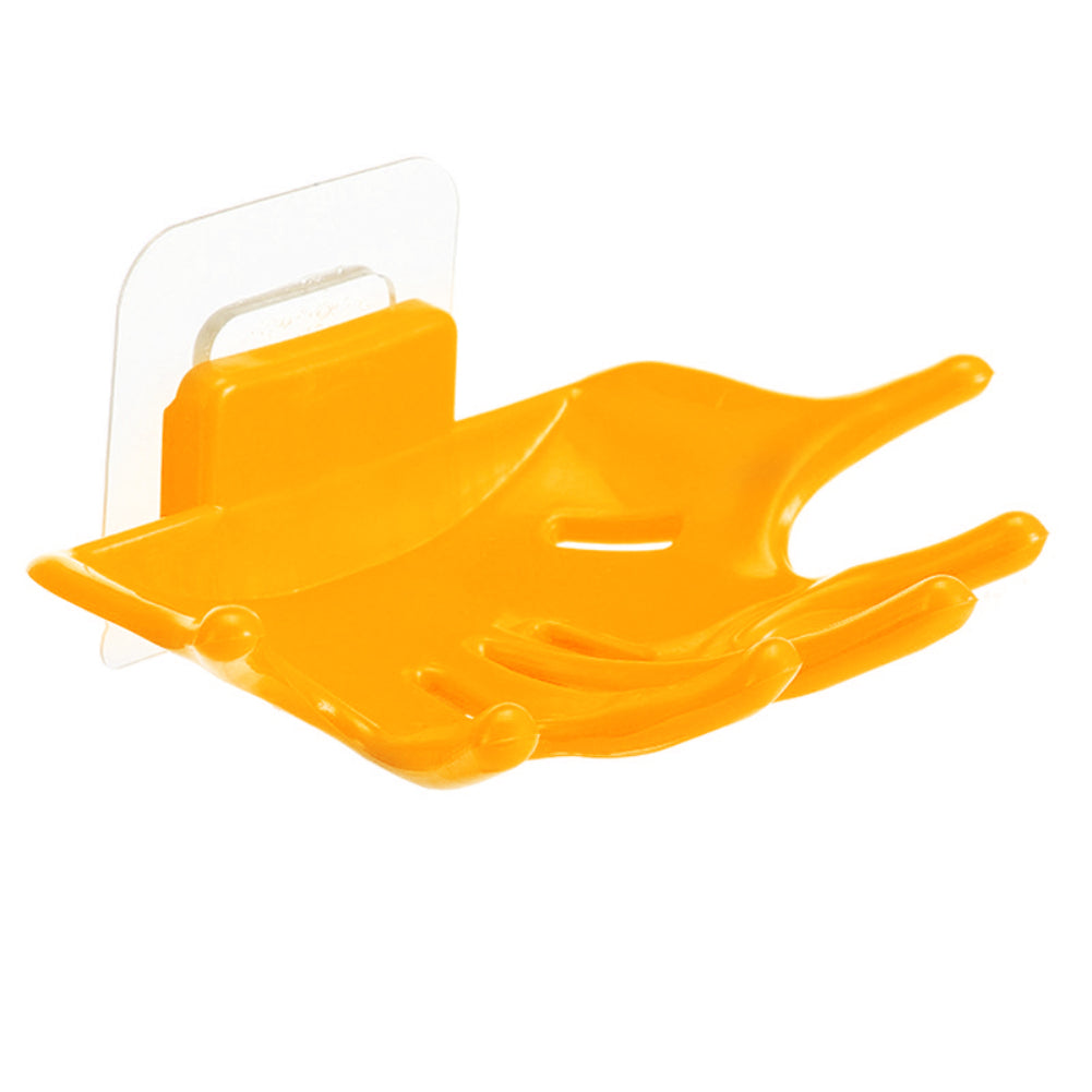 Bathroom Shower Sponge Storage Rack Hanger Wall Mount Soap Dish Tray Drain Holder