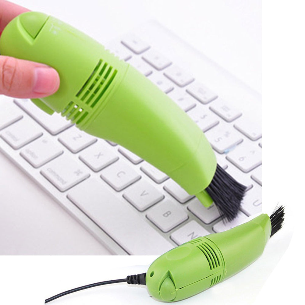 Mini USB Vacuum Keyboard Cleaner Brush Dust Collector for Laptop Computer PC
