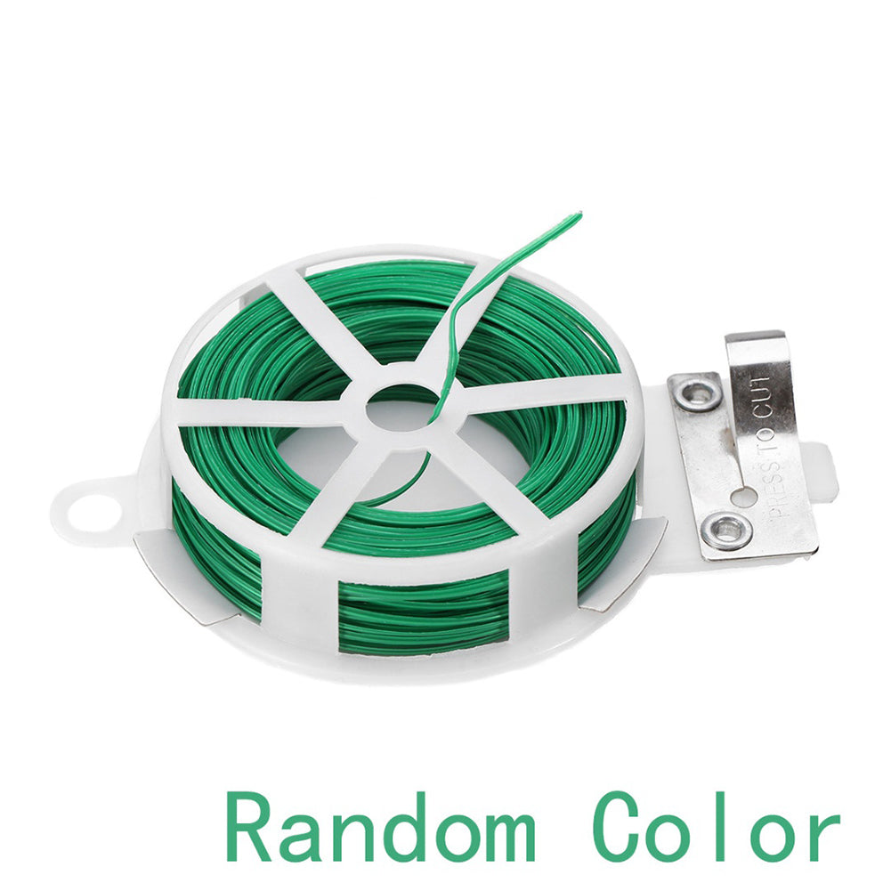 Durable 30M Roll Wire Twist Ties Garden Cable Vegetable Gardening Climbers Tool