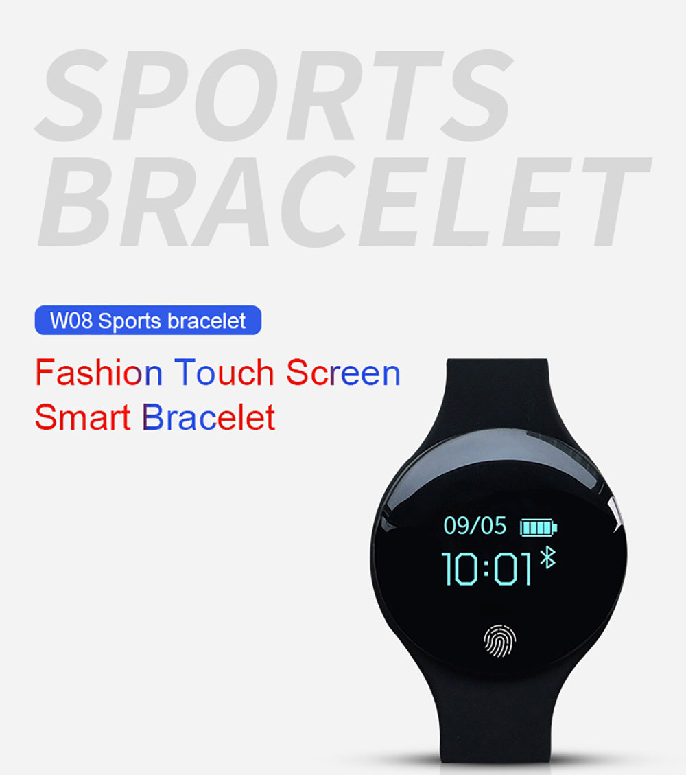 H8 smart bracelet touch gift custom sleep monitor health sport bracelet bluetooth pedometer