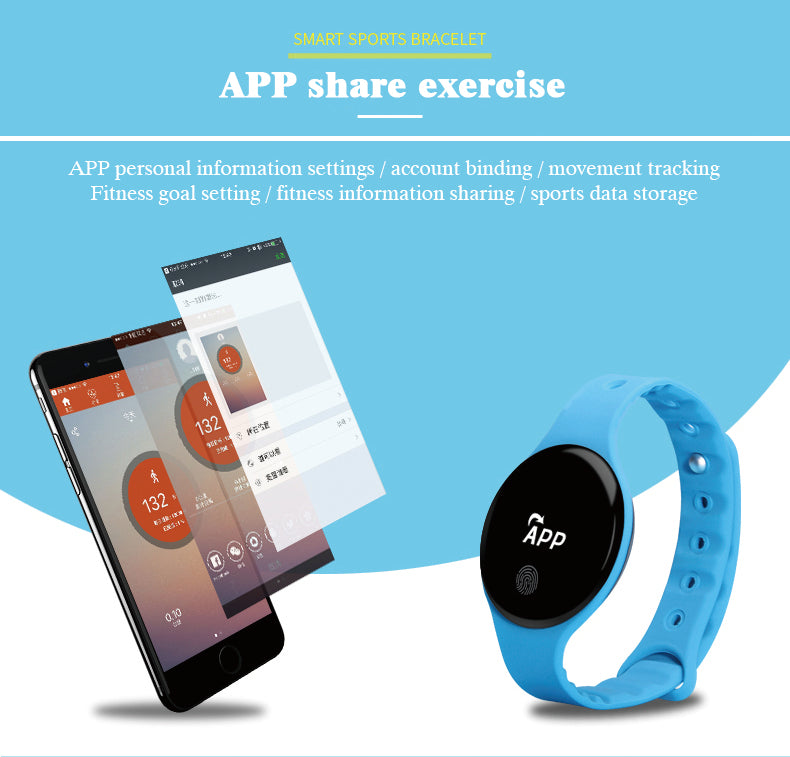 H8 smart bracelet touch gift custom sleep monitor health sport bracelet bluetooth pedometer