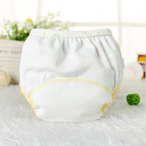 Baby Infant Reusable Washable Underpant Traning Pant Cotton Diapers Trousers