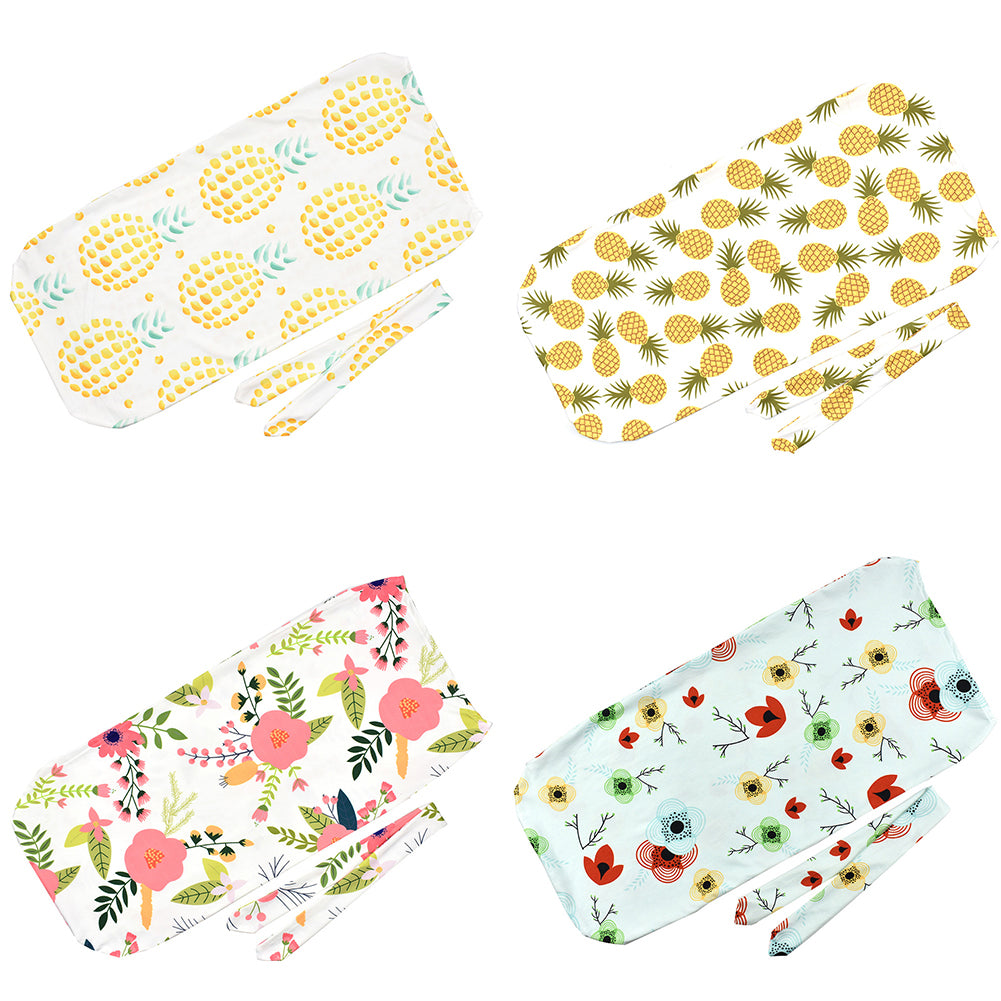 Fashion Printed Infant Newborn Baby Wrap Blanket Swaddle Sleeping Bag + Headband