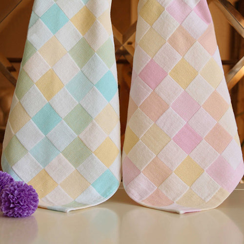 Soft Cotton Square Absorbent Washcloth Feeding Scarf Baby Bib Saliva Face Towel