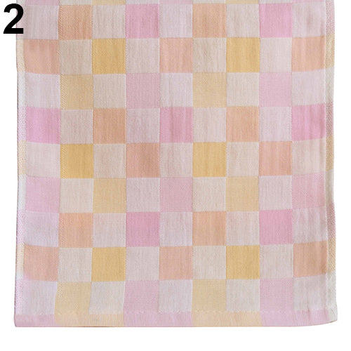 Soft Cotton Square Absorbent Washcloth Feeding Scarf Baby Bib Saliva Face Towel