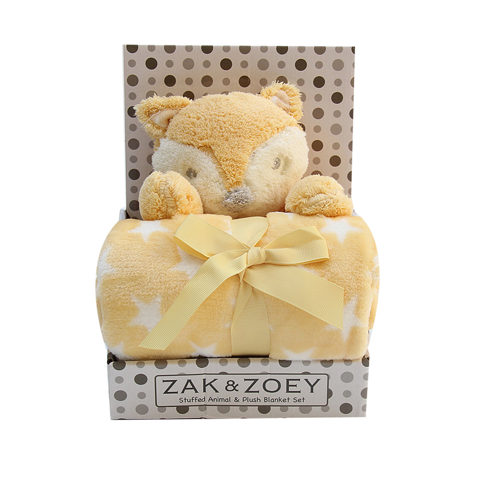 Baby Infants Soothing Blanket Cute Animal Monkey Bear Plush Stuffed Doll Toys