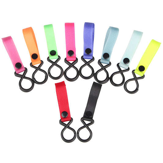 Baby Kid Hang Pram Hooks Clip Stroller Buggy Pushchair Carrier Plastic Hanger