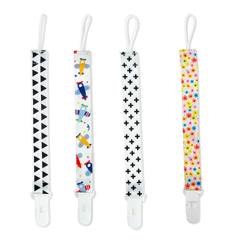 Airplane Baby Infant Pacifier Chain Clip Holder Dummy Soother Nipple Leash Strap