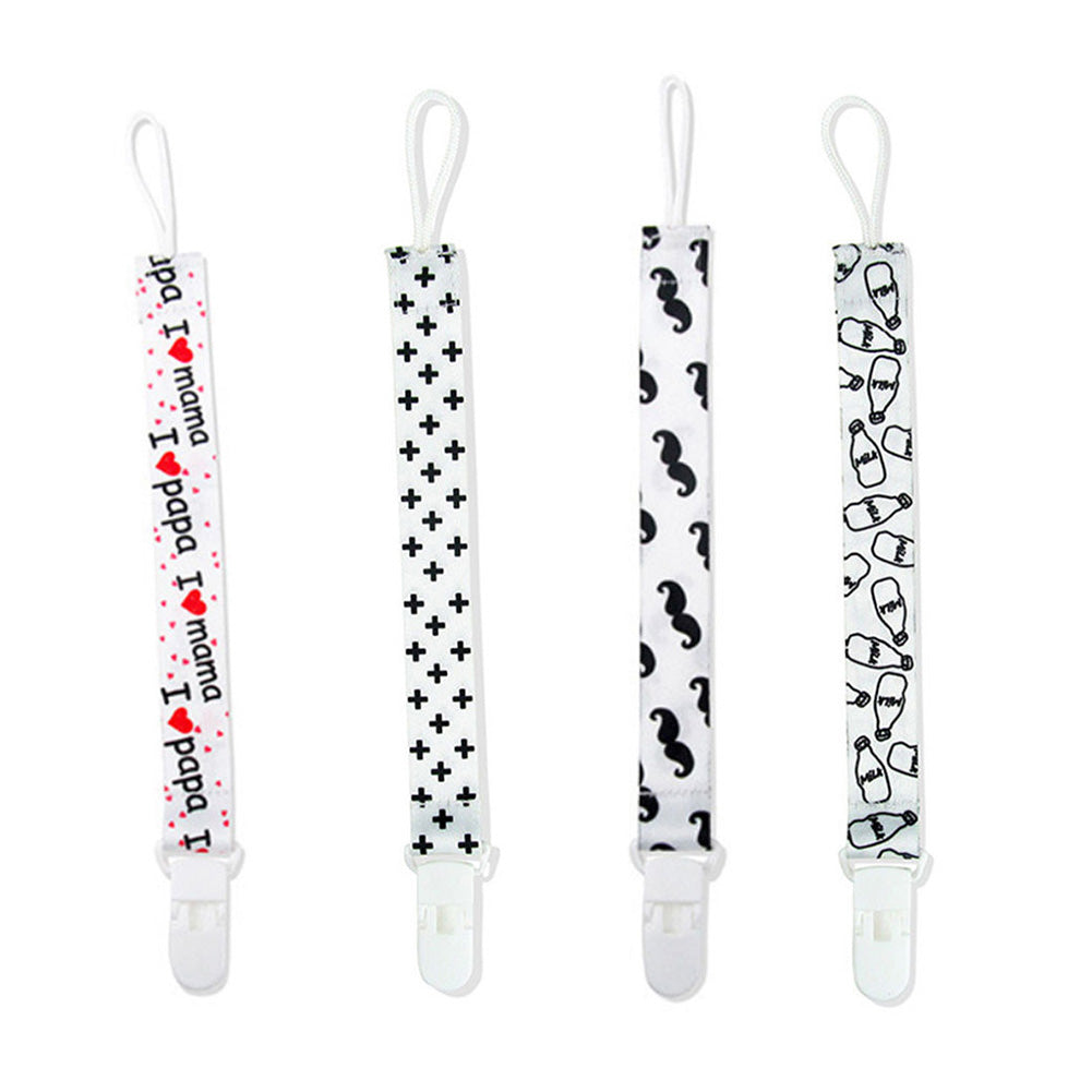 Airplane Baby Infant Pacifier Chain Clip Holder Dummy Soother Nipple Leash Strap