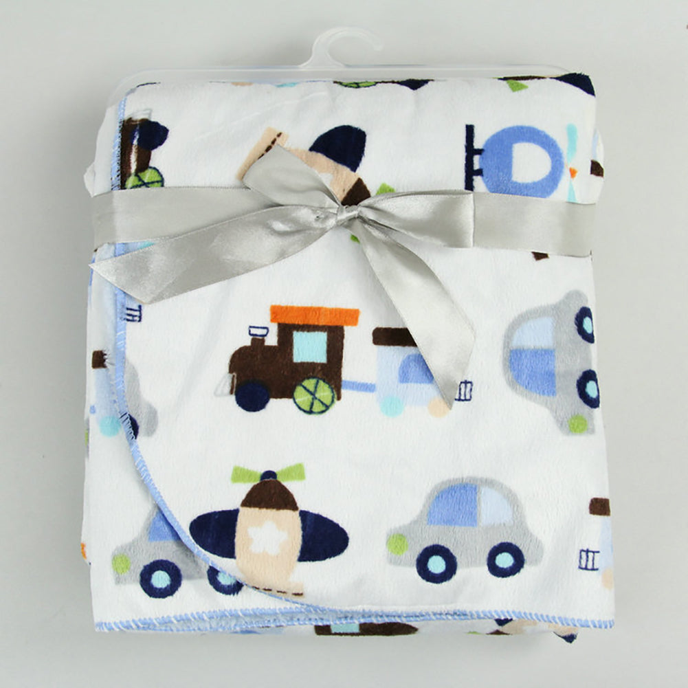 Double Layer Soft Newborn Baby Receiving Blankets Swaddle Wrap Bedding Bedsheet