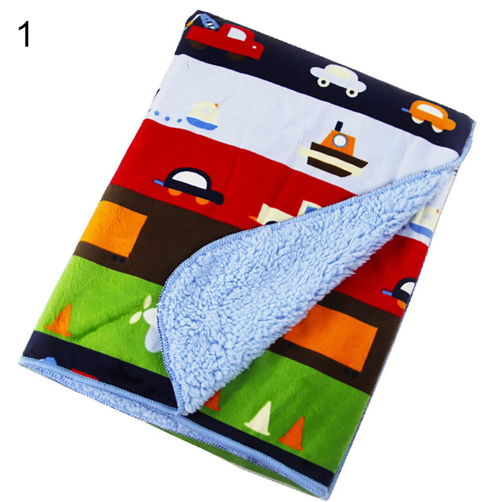 Double Layer Soft Newborn Baby Receiving Blankets Swaddle Wrap Bedding Bedsheet