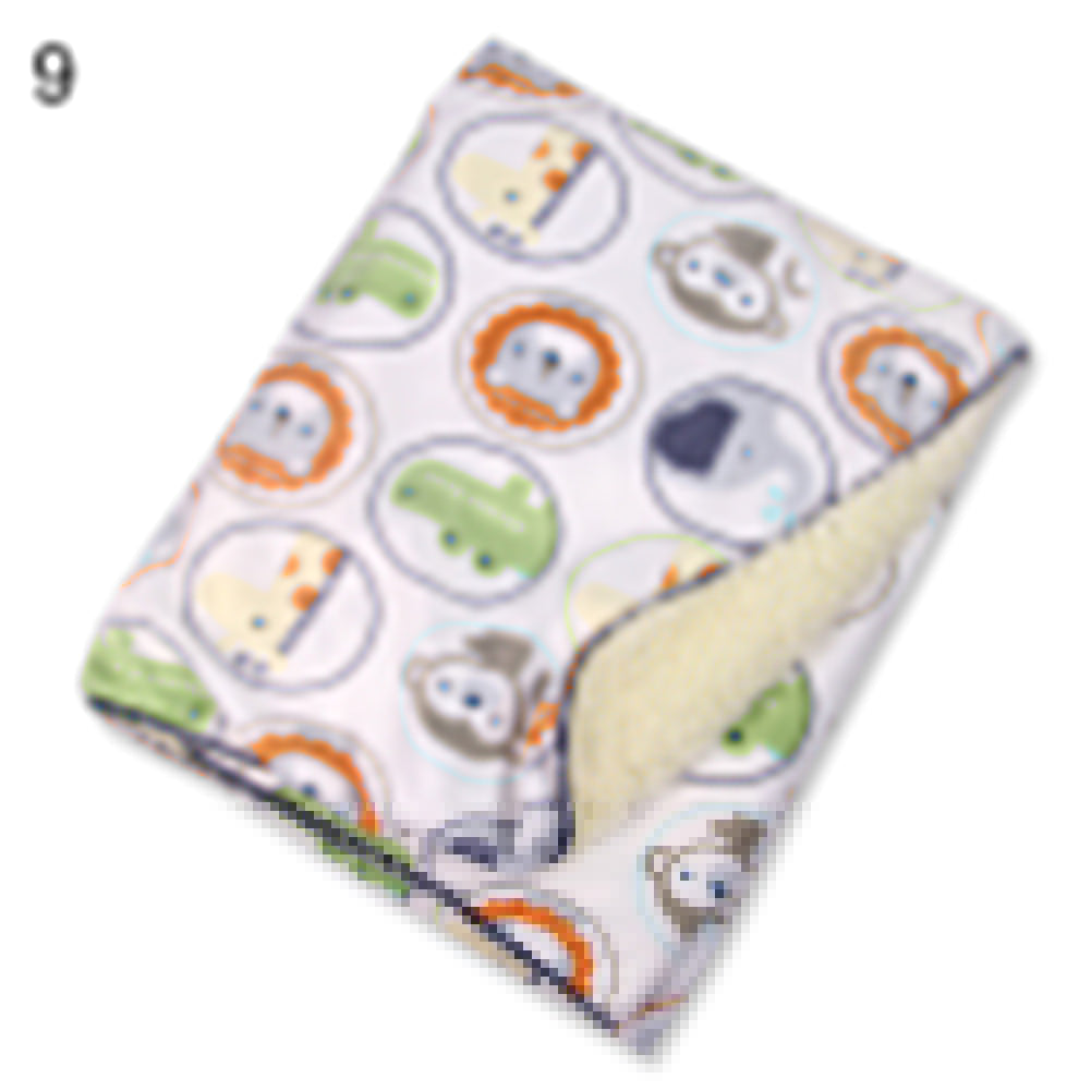 Double Layer Soft Newborn Baby Receiving Blankets Swaddle Wrap Bedding Bedsheet