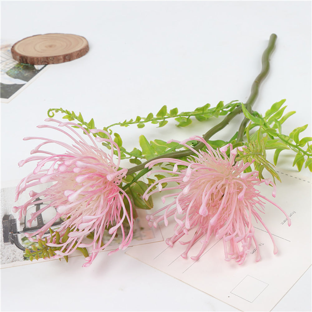 1 Bouquet Artificial Plastic Chrysanthemum Flower Plant Home Office Shop Decor