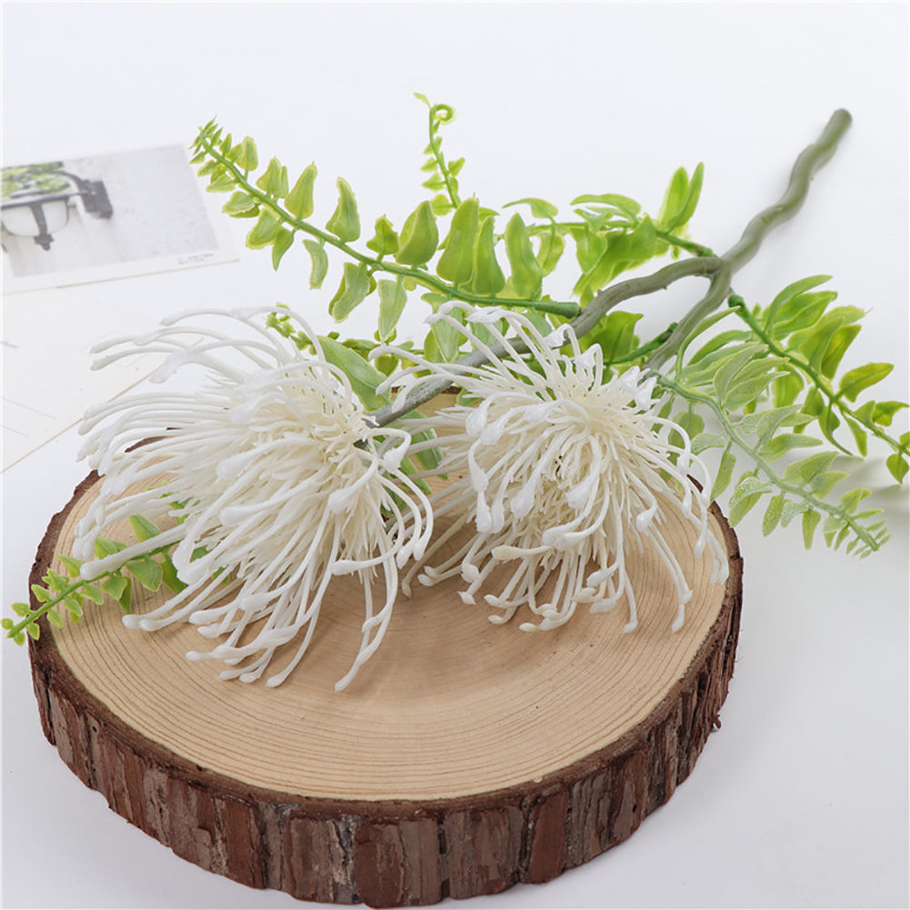 1 Bouquet Artificial Plastic Chrysanthemum Flower Plant Home Office Shop Decor