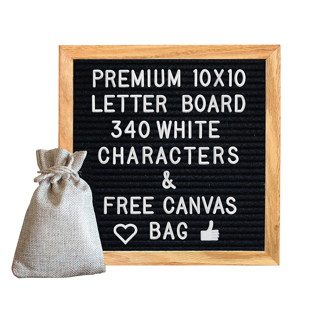 Fashion Square Frame Home Travel Restaurant Decoration Felt Letter Message Board
