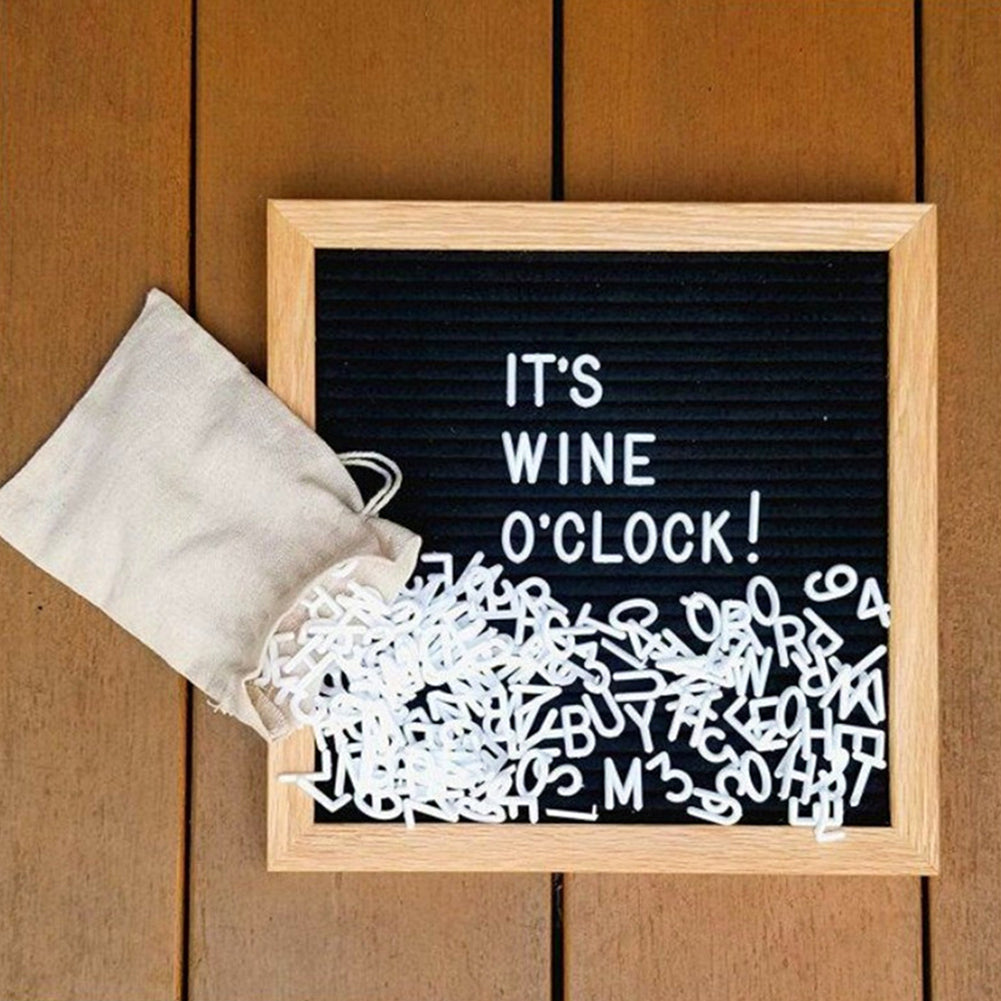 Fashion Square Frame Home Travel Restaurant Decoration Felt Letter Message Board