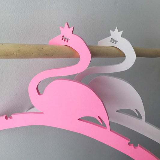 Cute Flamingo PVC Children's Room Decorative Clothes Coat Hanger Hanging Tool