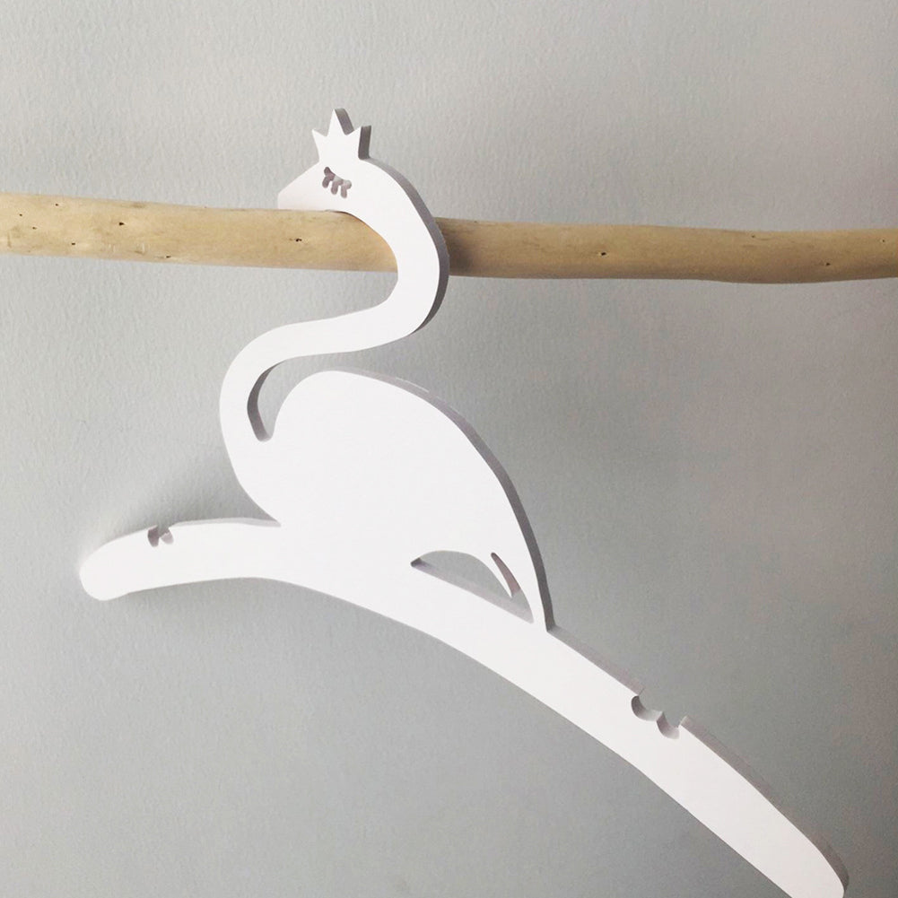 Cute Flamingo PVC Children's Room Decorative Clothes Coat Hanger Hanging Tool