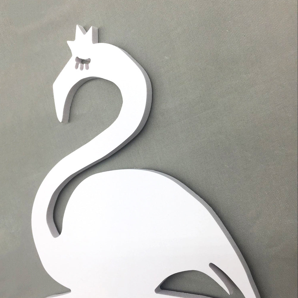 Cute Flamingo PVC Children's Room Decorative Clothes Coat Hanger Hanging Tool
