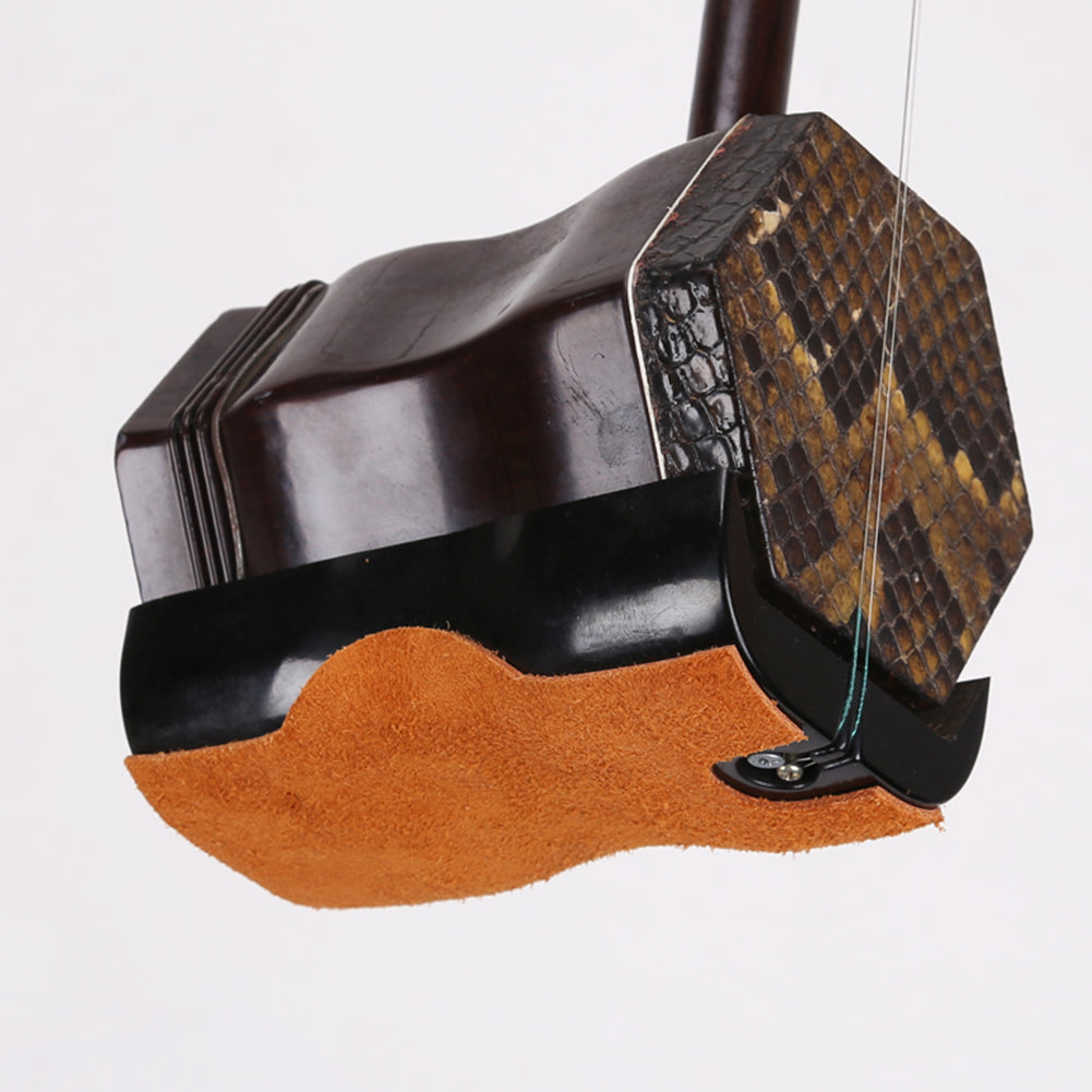 Chinese Violin Erhu Durable Musical Instrument Cowhide Leather Anti-slip Pad Mat