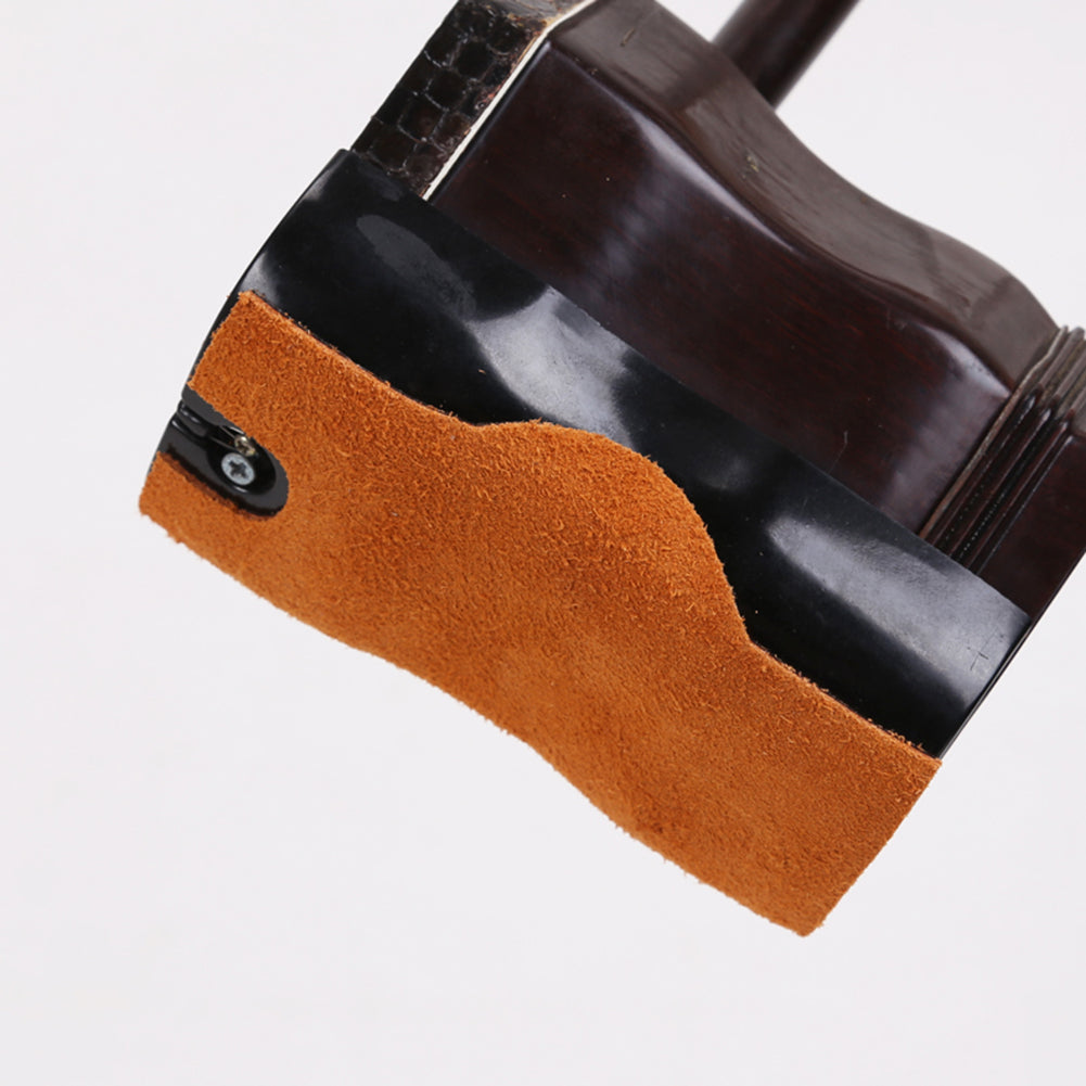 Chinese Violin Erhu Durable Musical Instrument Cowhide Leather Anti-slip Pad Mat