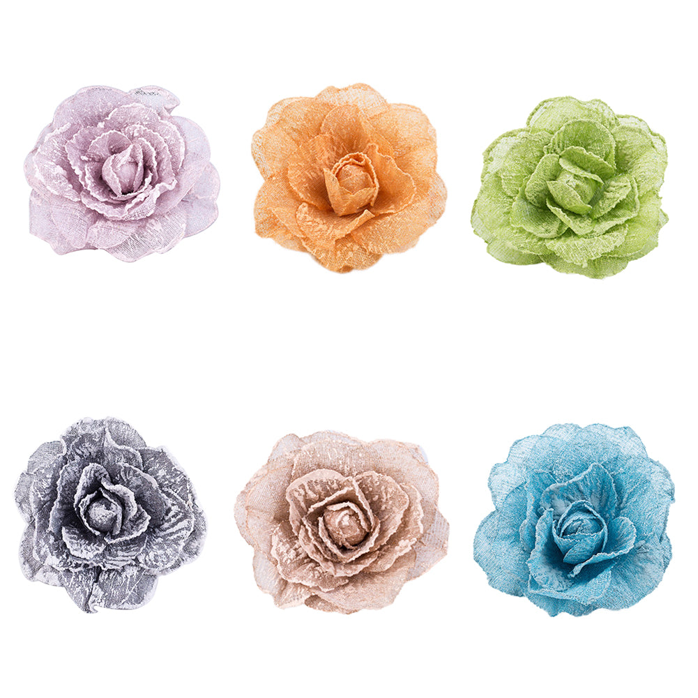 Flower Shape Window Curtain Tieback Magnetic Buckle Drape Holdback Home Decor