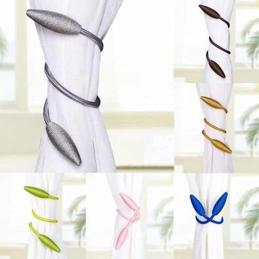 Twining Windows Curtain Tieback Holdbacks Buckle Holder Rope Clip Decoration
