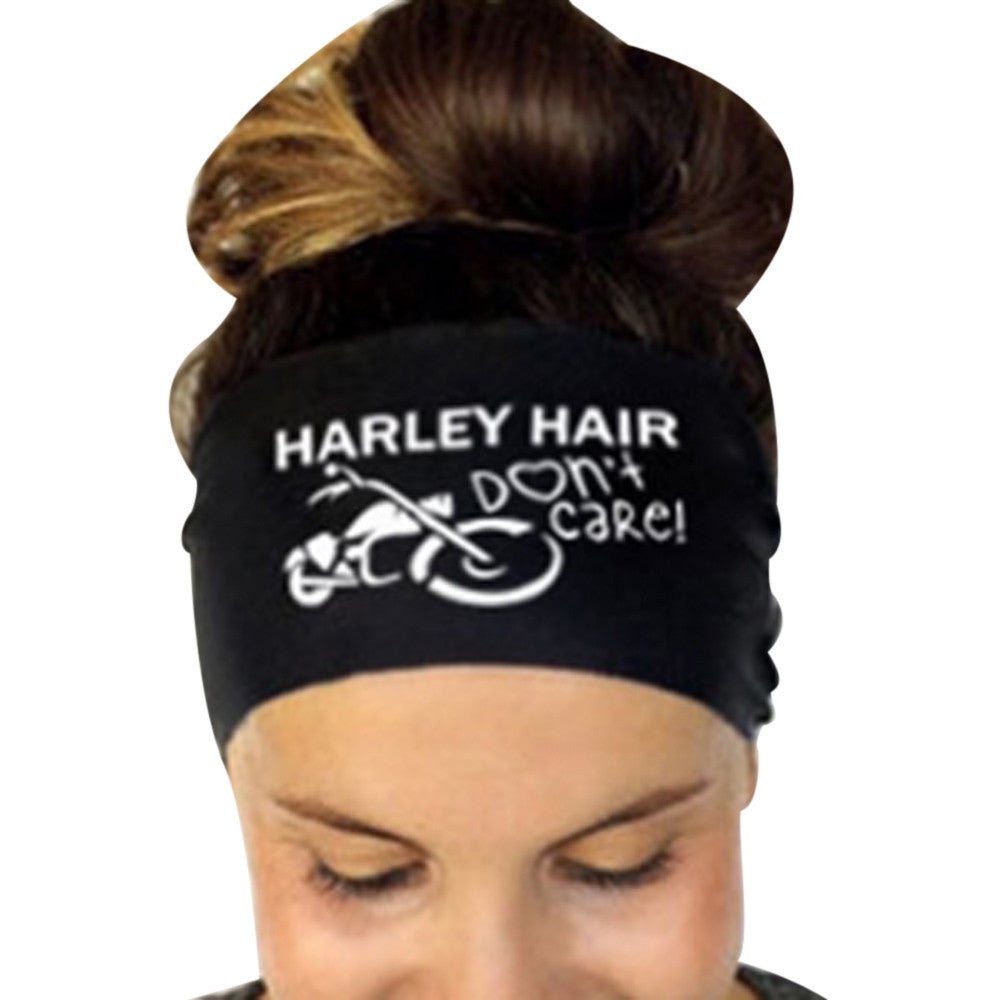 local STORE Ladies Letter  Sports Yoga Sweatband Gym Stretch Headband Hair Band
