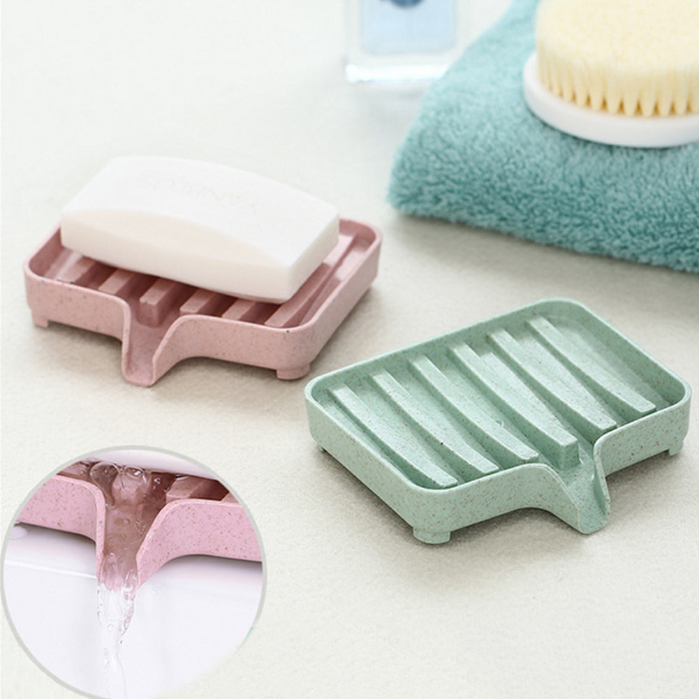 Bathroom Draining Soap Box Kitchen Sink Sponge Drainage Dish Holder Container