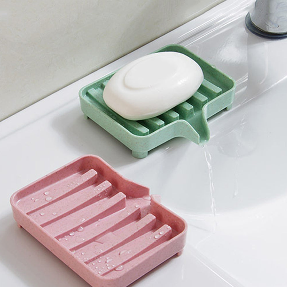 Bathroom Draining Soap Box Kitchen Sink Sponge Drainage Dish Holder Container