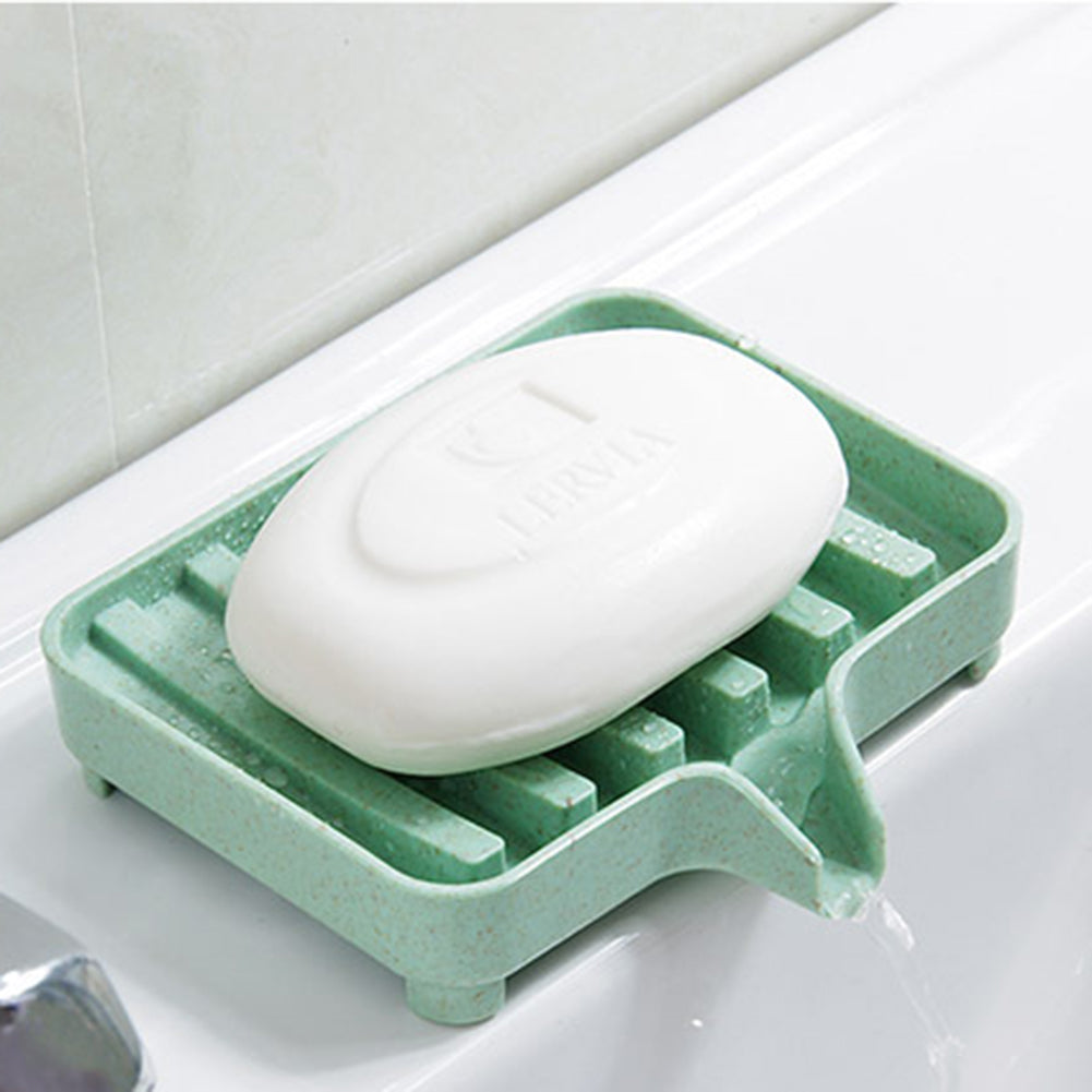 Bathroom Draining Soap Box Kitchen Sink Sponge Drainage Dish Holder Container