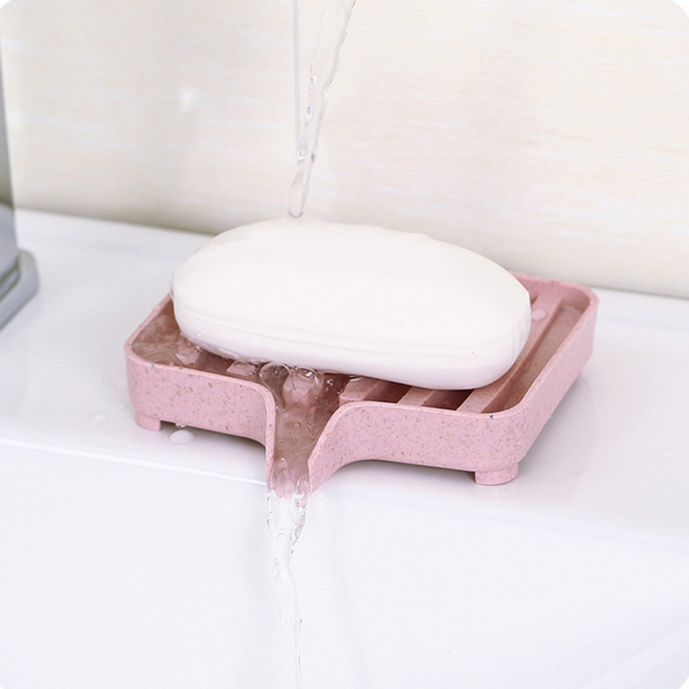 Bathroom Draining Soap Box Kitchen Sink Sponge Drainage Dish Holder Container