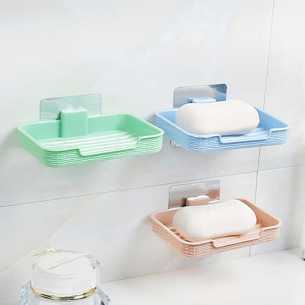 Bathroom Kitchen Soap Sponge Storage Dish Drain Rack Organizer Holder Home Tool