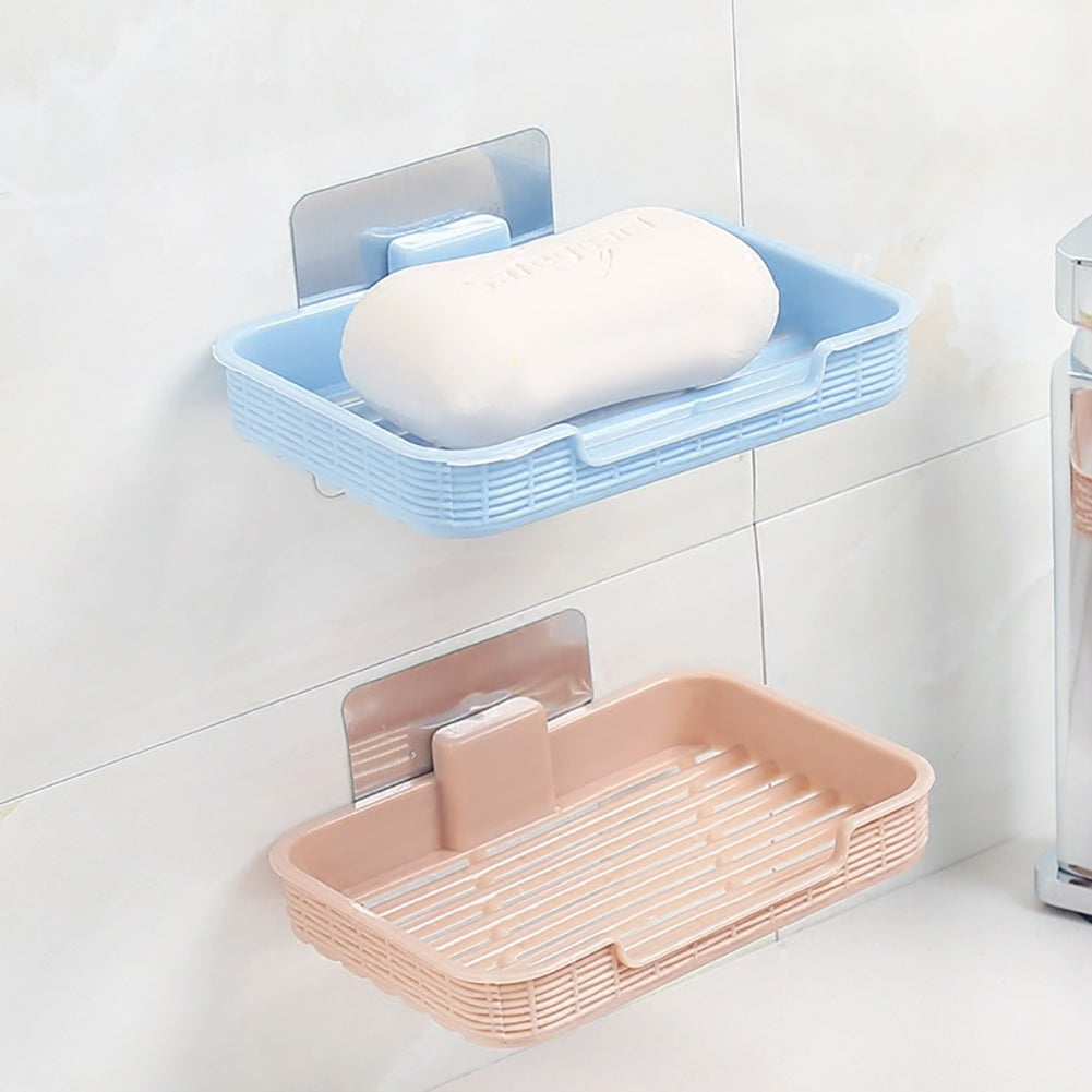 Bathroom Kitchen Soap Sponge Storage Dish Drain Rack Organizer Holder Home Tool